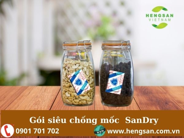 Gói chống mốc Sandry bảo quản hạt - SanDry - Công Ty TNHH Hengsan Việt Nam